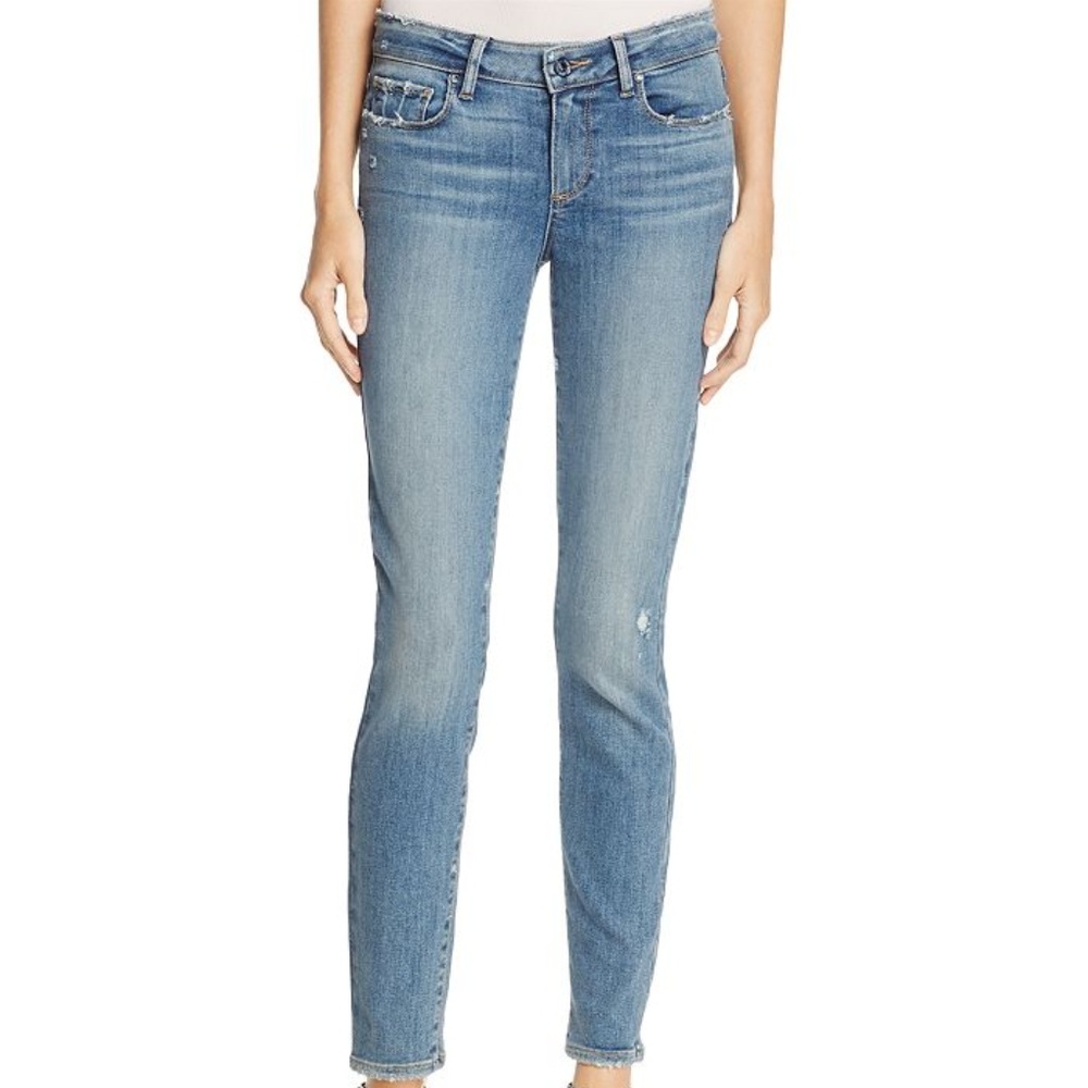 PAIGE mid-rise stretch verdugo ankle jeans